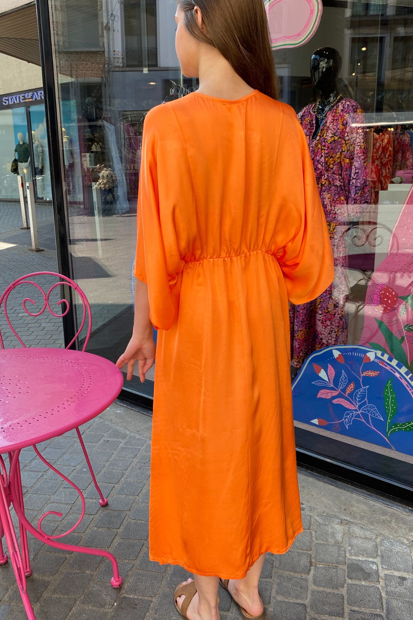 Image Alana dress midi orange