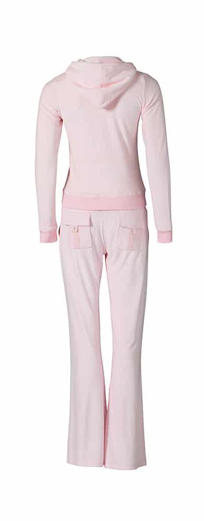 Image Pink Couture velvet Hoody and pants light pink
