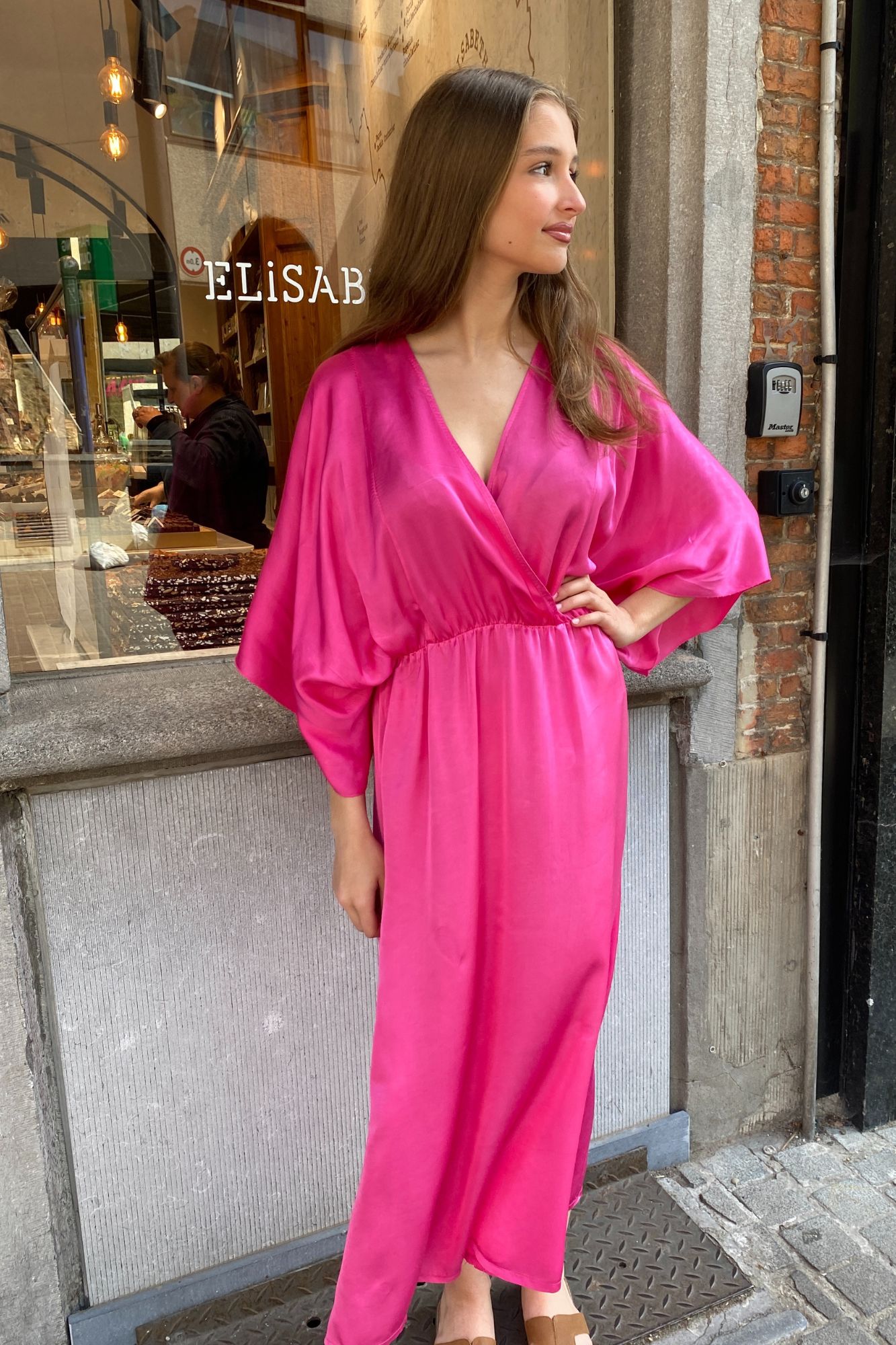 Image Alana dress midi pink