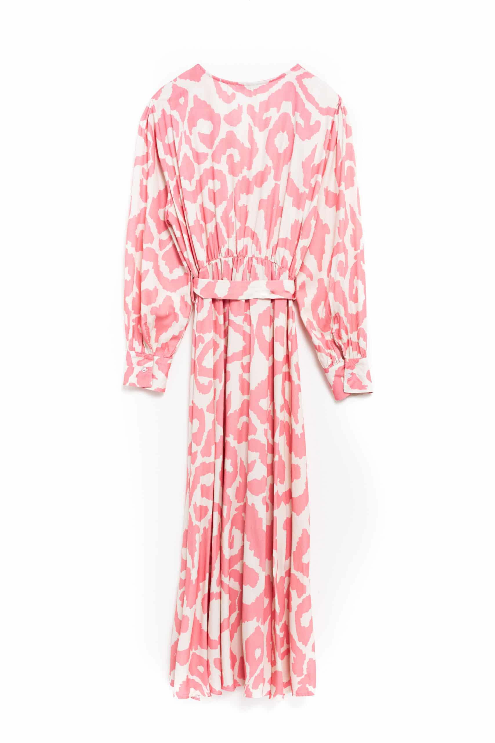 Image Isabella dress with print/ pink