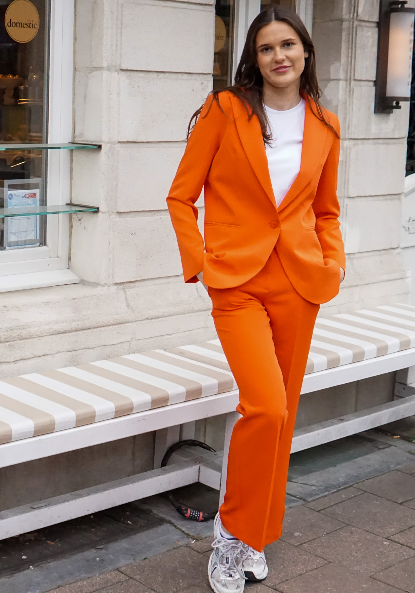 Image Amy blazer in funky orange