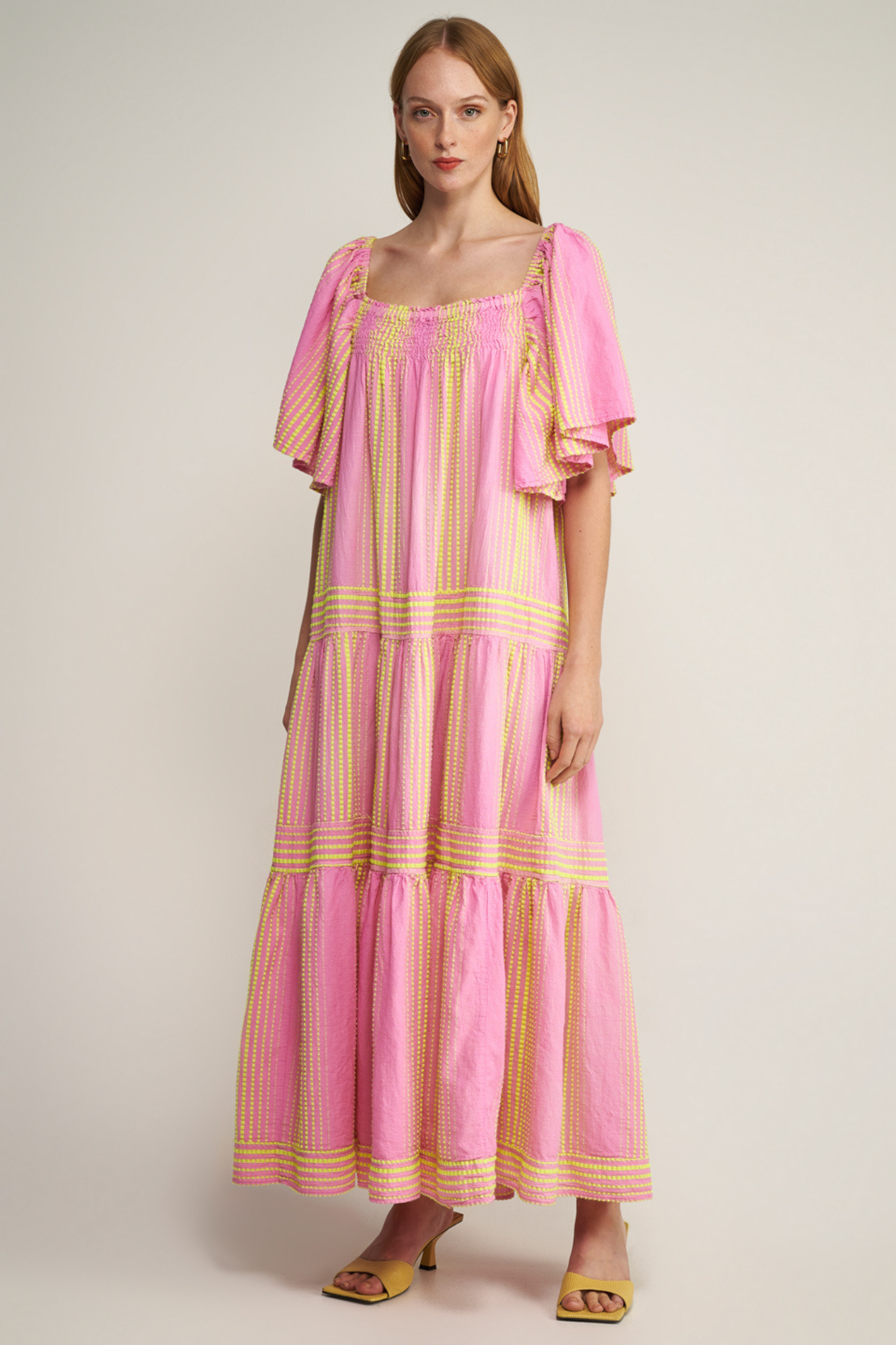 Image Zakar pink maxi dress