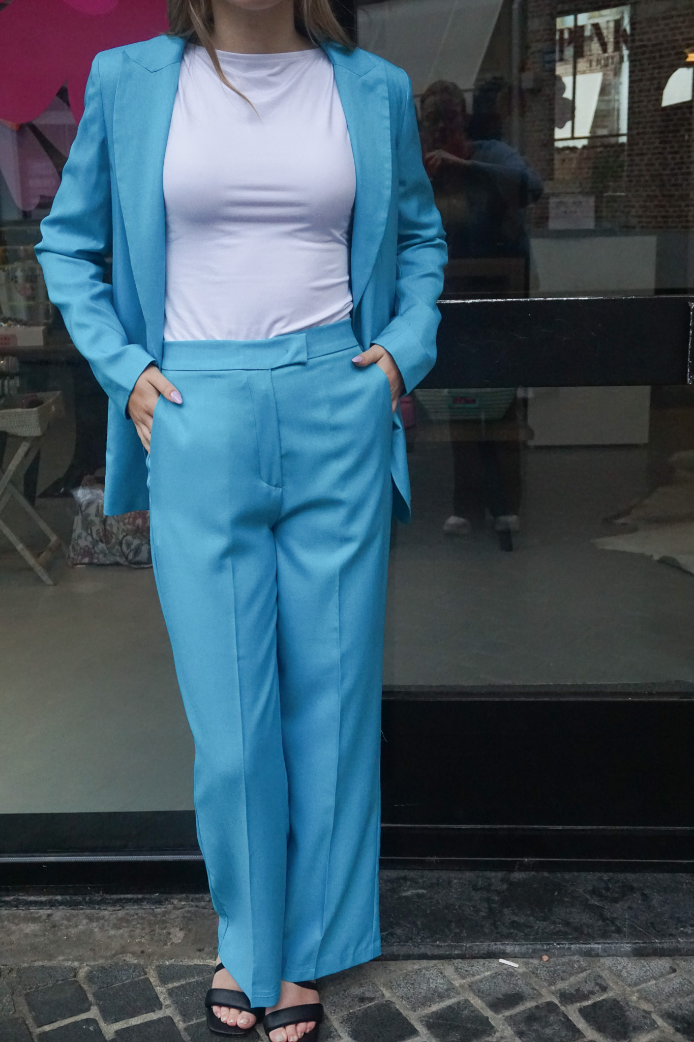 Image Amy pantalon turquoise