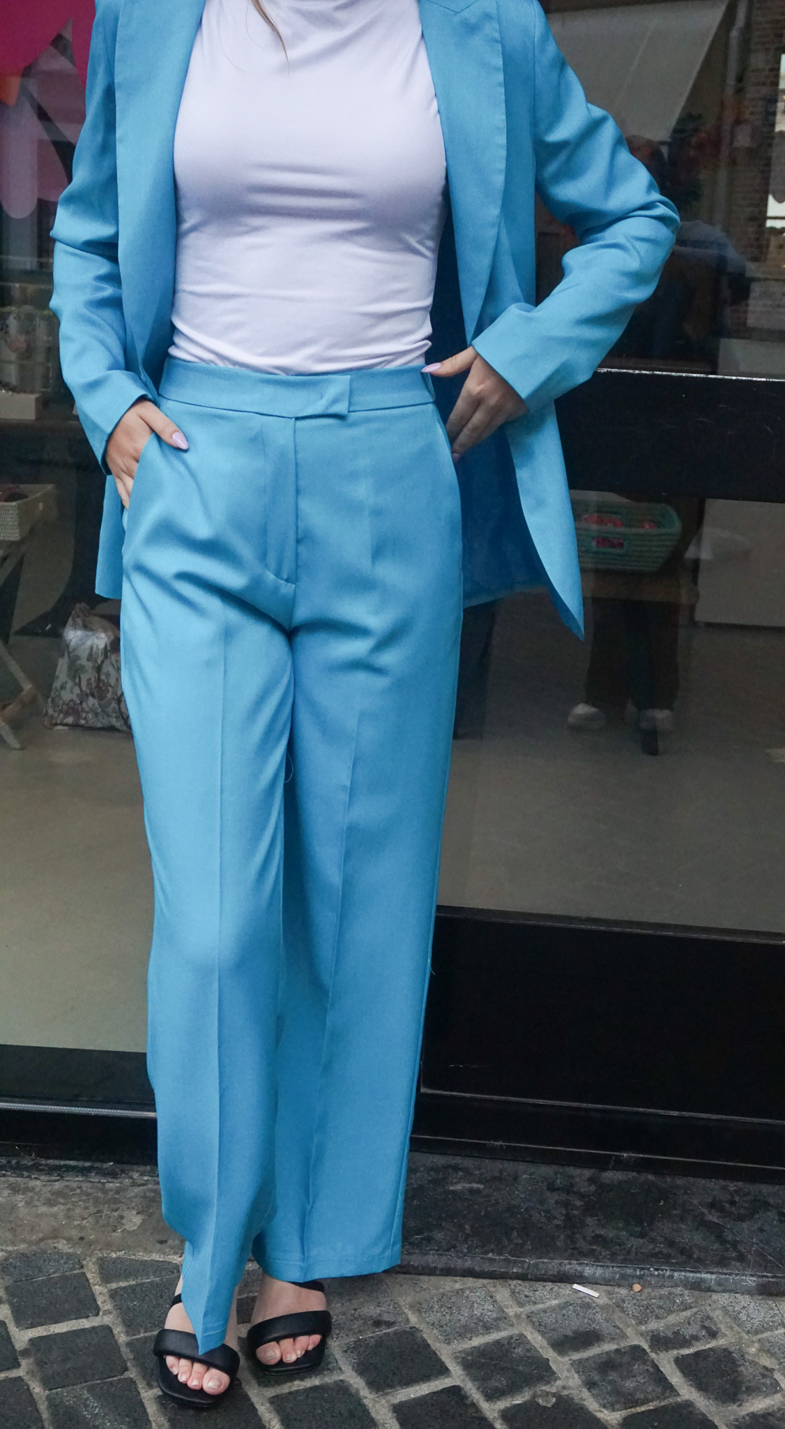 Image Amy pantalon turquoise