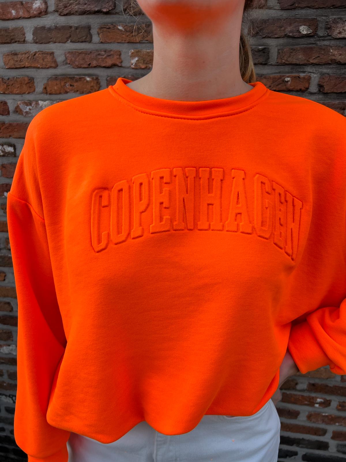 Image Copenhagen sweater oranje