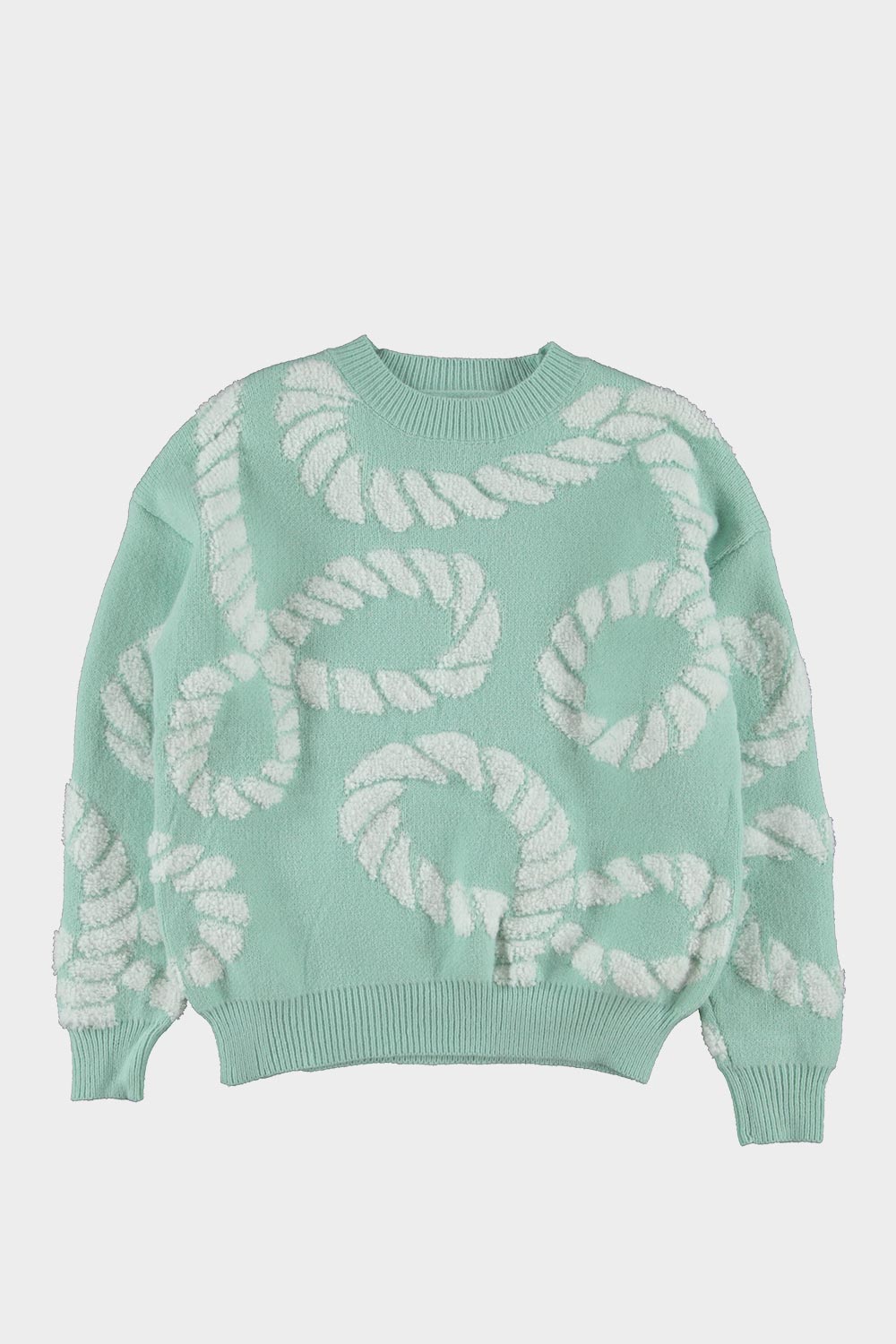 Image Mona sweater cable green