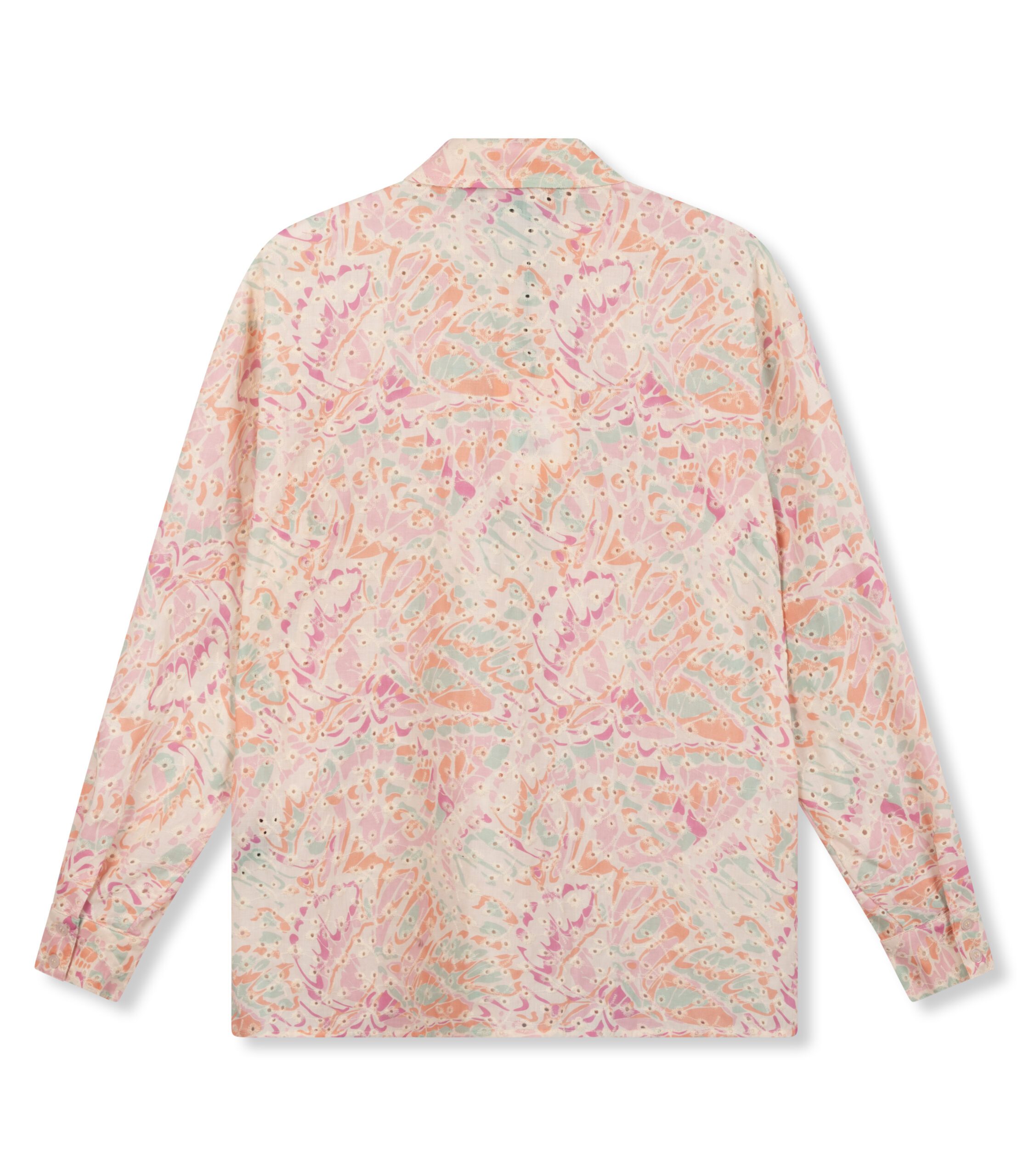 Image Jazzy broderie blouse roze
