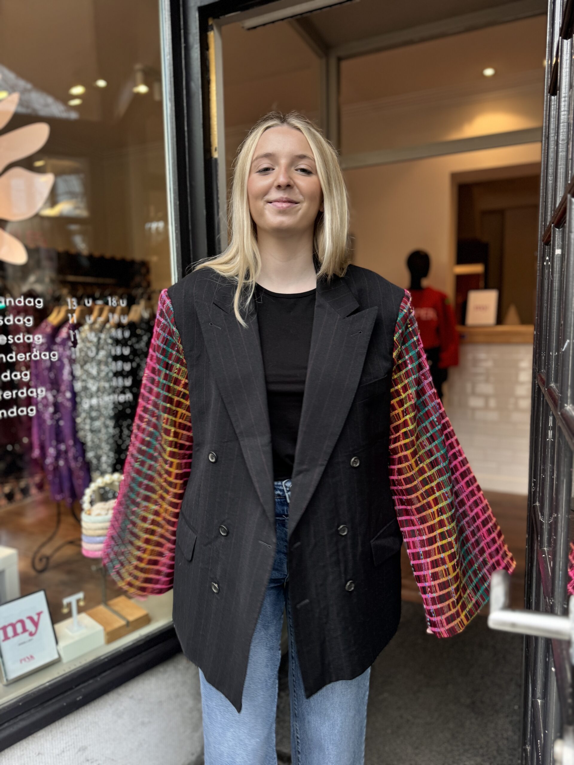 Image Renee blazer black/multicolor M/L