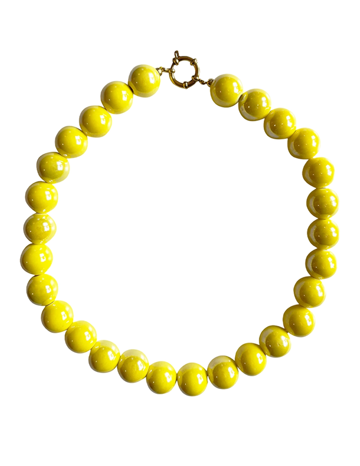Image Luna ketting geel